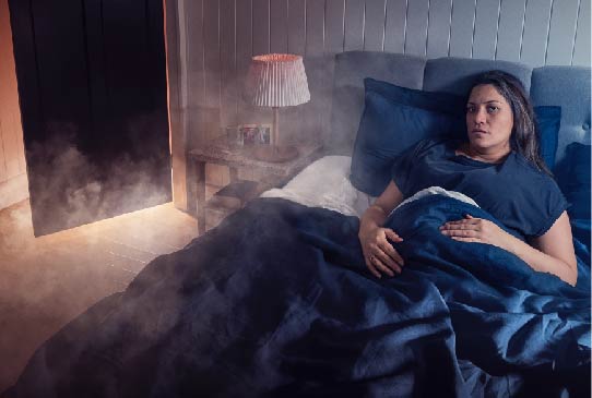 smoke in bedroom