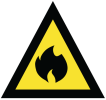 Advice warning yellow triangle